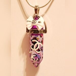 Austrian Crystal Rhinestone Necklace 925 Sterling Silver Necklace